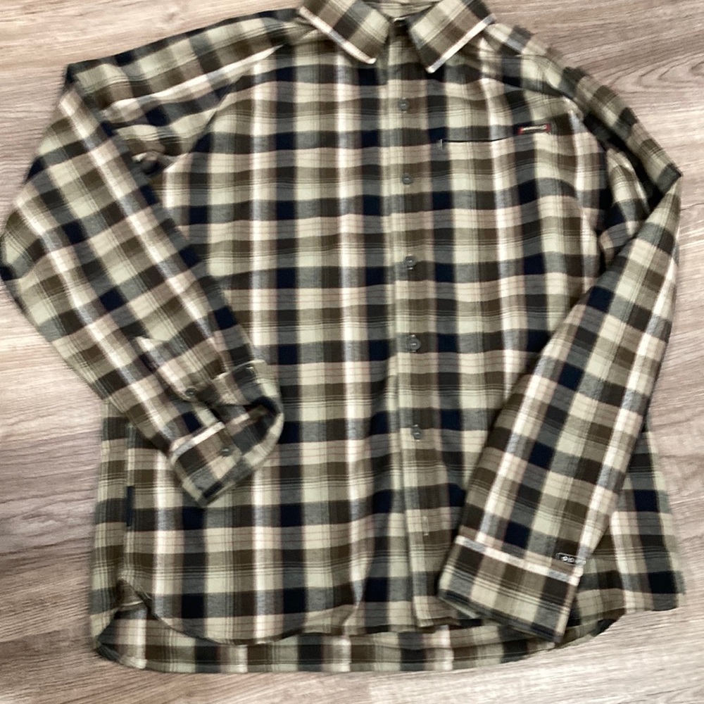 Merrell mens plaid flannel